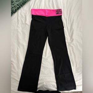 PINK Long length yoga pants